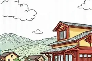 靠窗座位与斜射进来的下午光线，桌面上摊着一本笔记