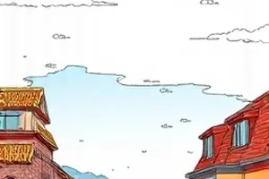 贴满通知的公告栏，最上面一张被撕掉一半