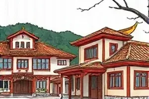 储物柜第七格的门缝，锁扣位置与其他格不同